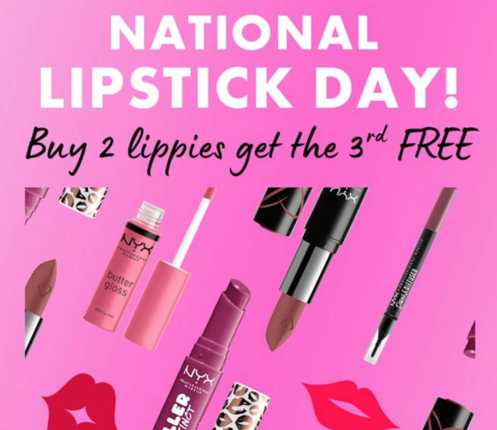 NYX Lipstick Day Deal 2021