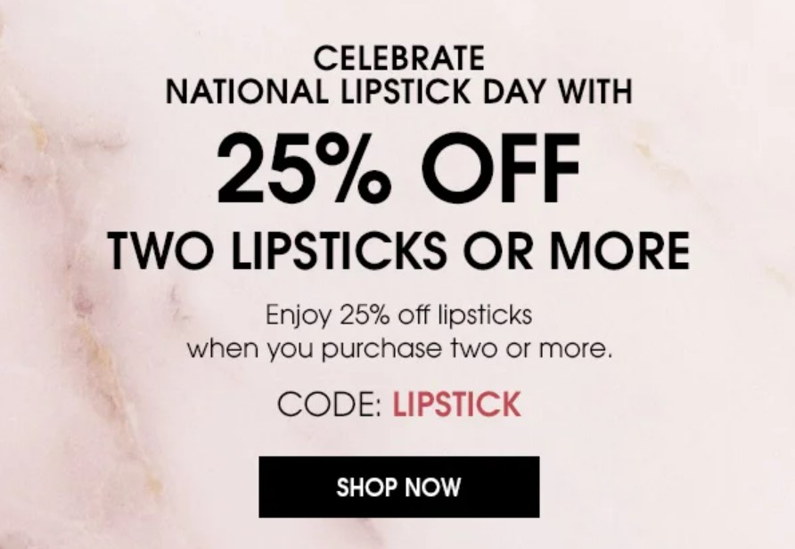 YSL Beauty Lipstick Day Deal 2021