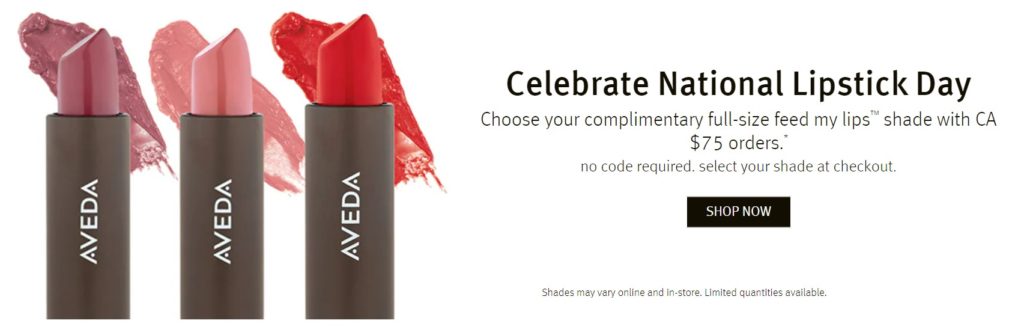 Click to go to the Aveda Offer