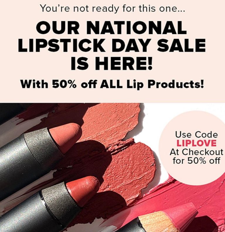 2021 National Lipstick Day Deals You Can't Miss - Margin Of Beauty