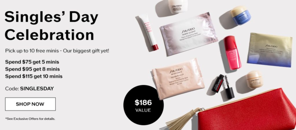 Click to go to the Shiseido Offer