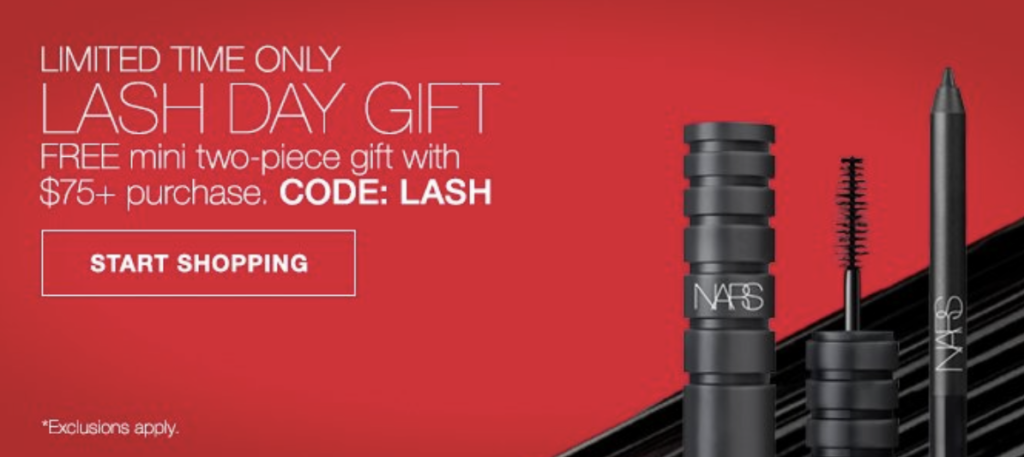 Click to go to the NARS Offer