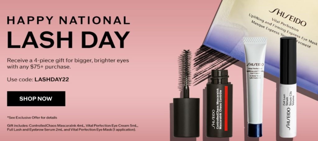 Click to go to the Shiseido Offer