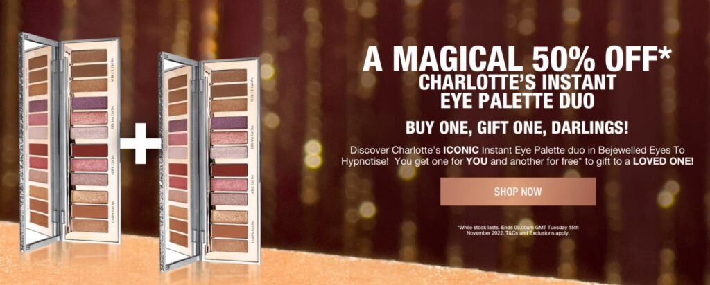 Click to go to the Charlotte Tilbury Sale