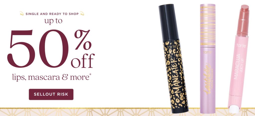 Click to go to the Tarte Sale