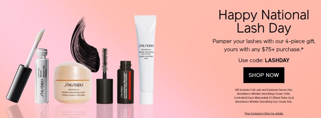 Click to go to the Shiseido Offer