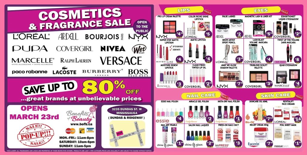 Click to go to the Benefits of Beauty Sale