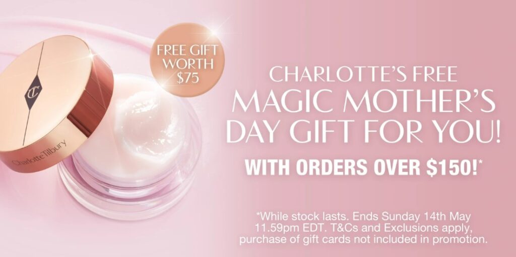 Click to go to the Charlotte Tilbury Offer