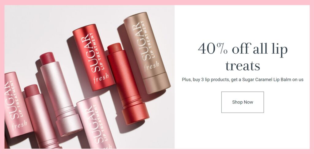 Click to go to the Fresh Lipstick Sale