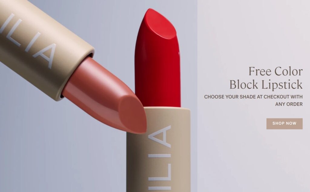 Click to go to the Ilia Beauty Lipstick Offer