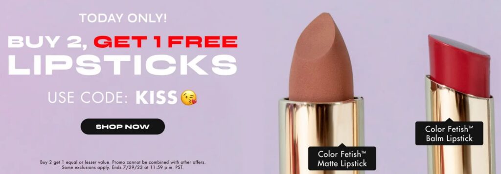 Click to go to the Milani Lipstick Sale