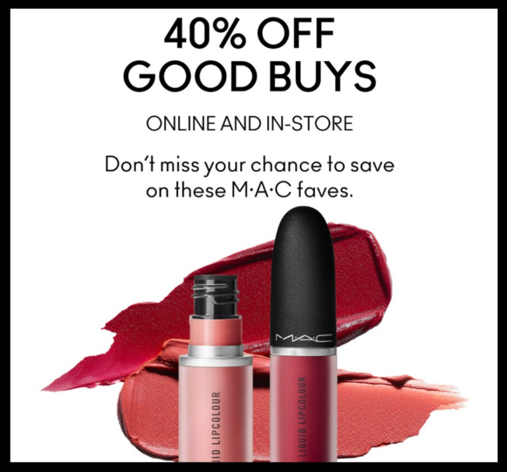 Click to go to the MAC Sale