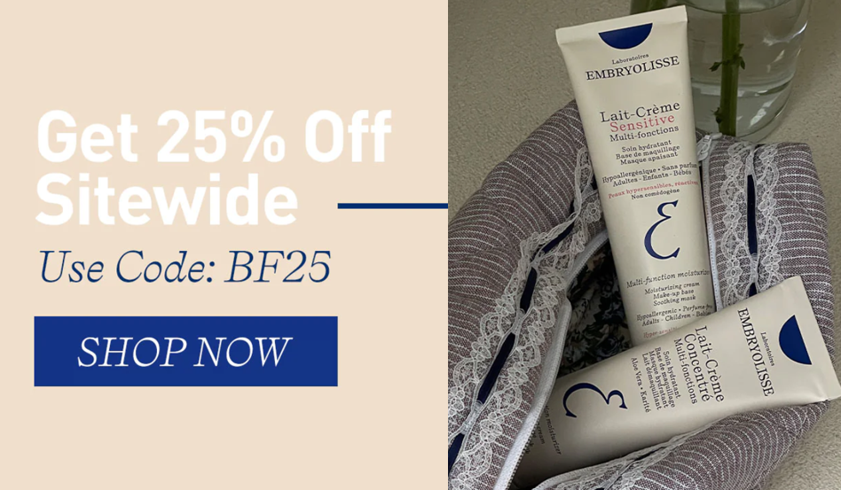 Click to go to the Embryolisse Black Friday Sale