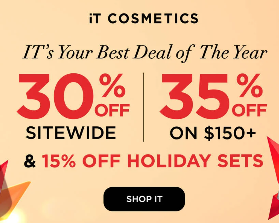 Click to go to the IT Cosmetics Singles' Day Deal