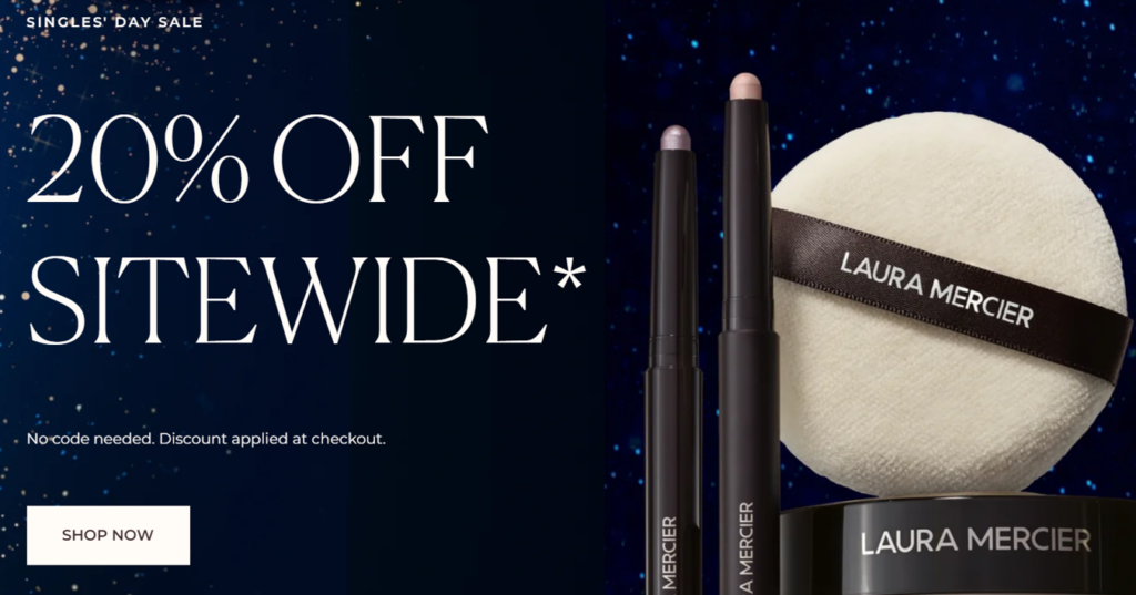 Click to go to the Laura Mercier Singles' Day Deal