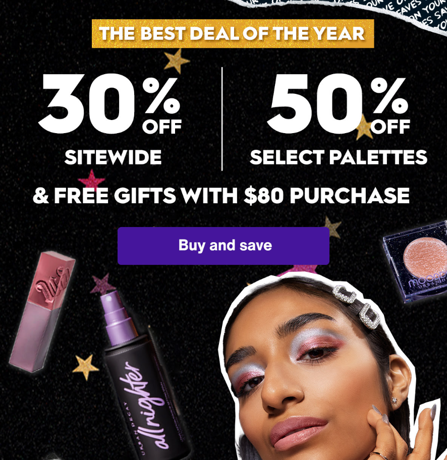 Click to go to the Urban Decay Black Friday Sale