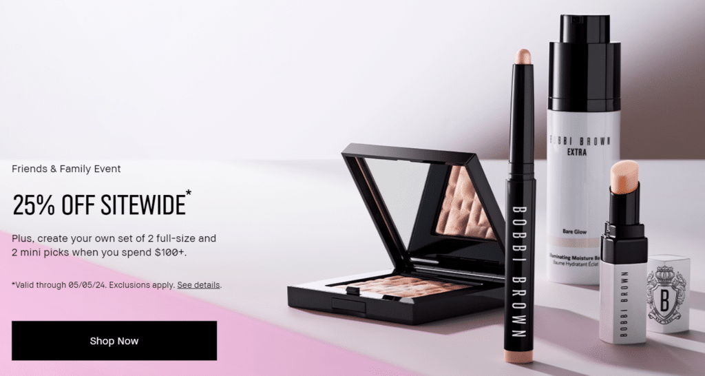 Click to go to the Bobbi Brown Sale