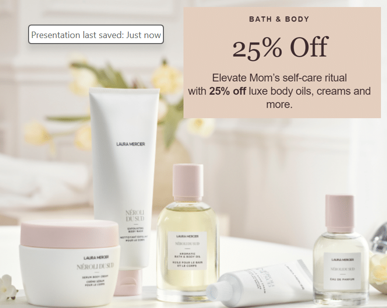 Click to go to the Laura Mercier Sale