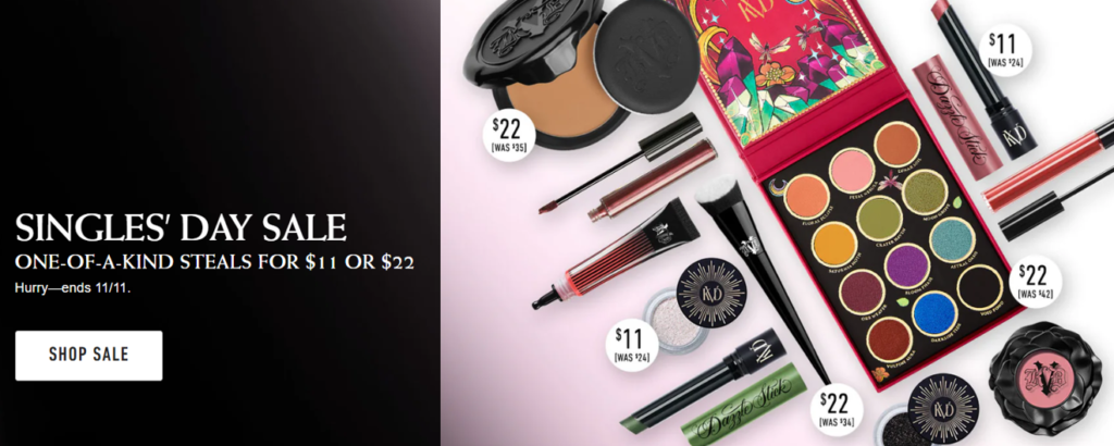 Click to go to the KVD Singles' Day Deal