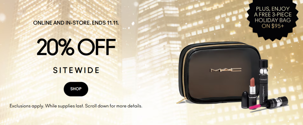 Click to go to the MAC Singles' Day Deal