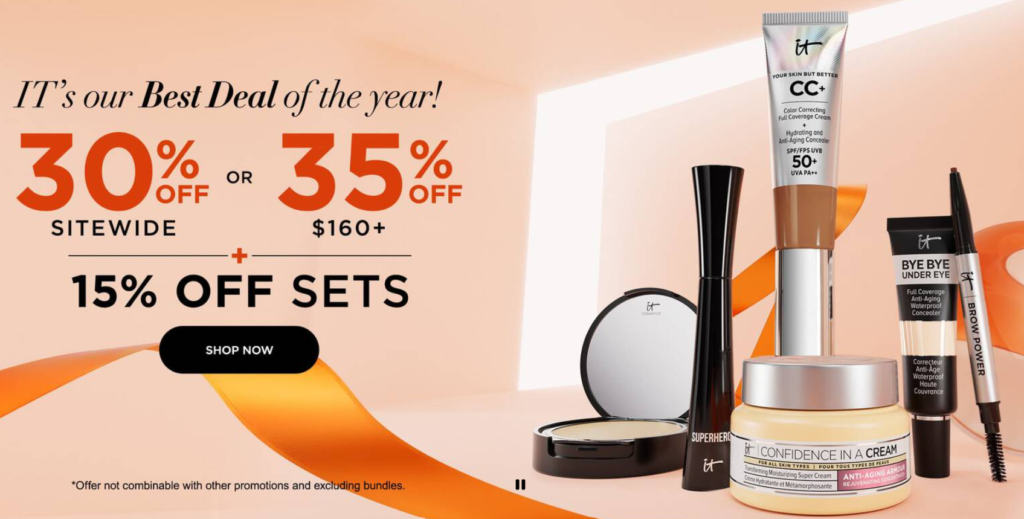 Click to go to the IT Cosmetics Sale