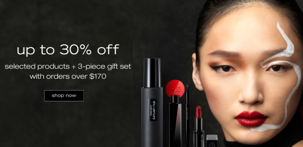 Click to go to the Shu Uemura Sale