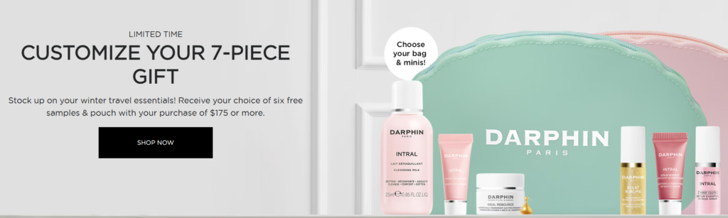 Click to go to the Darphin Offer