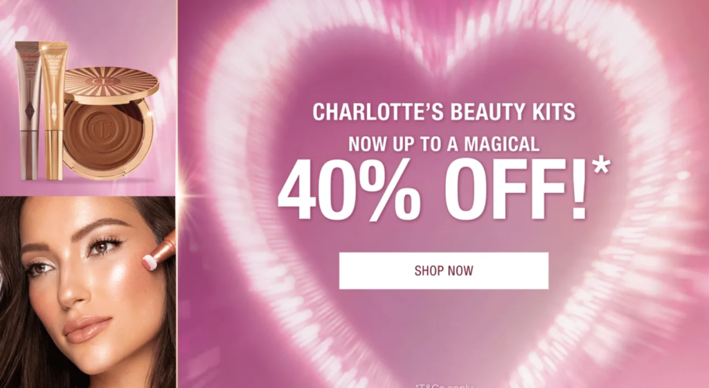 Click to go to the Charlotte Tilbury Sale