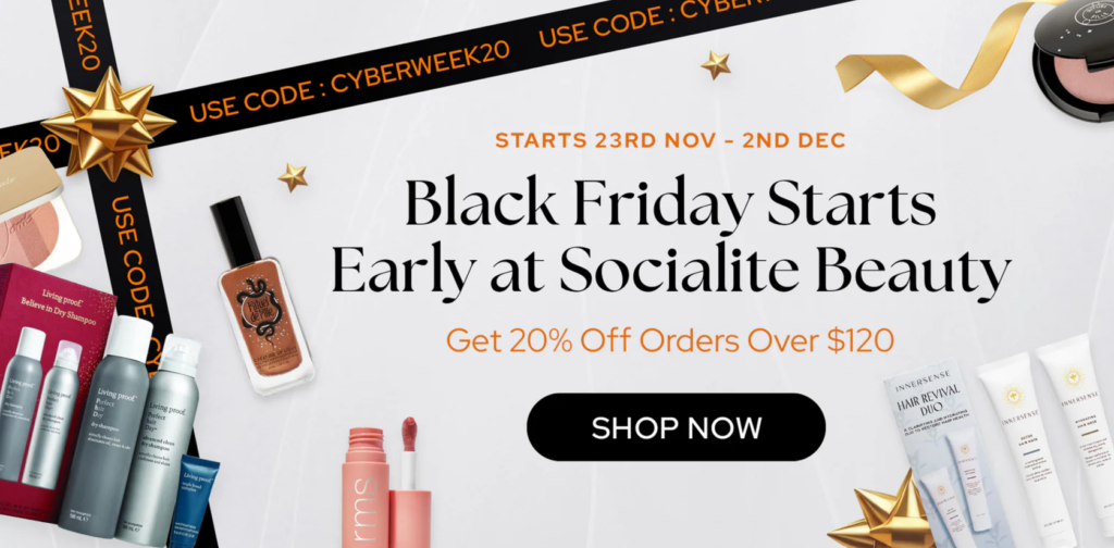 Click to go to the Socialite Beauty Sale