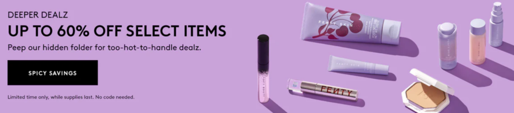 Click to go to the Fenty Beauty Sale