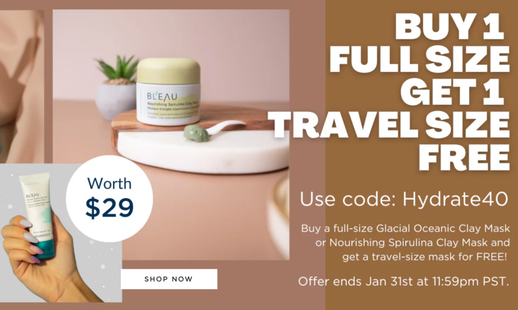 Click to go to the Bl'eau Beauty Sale