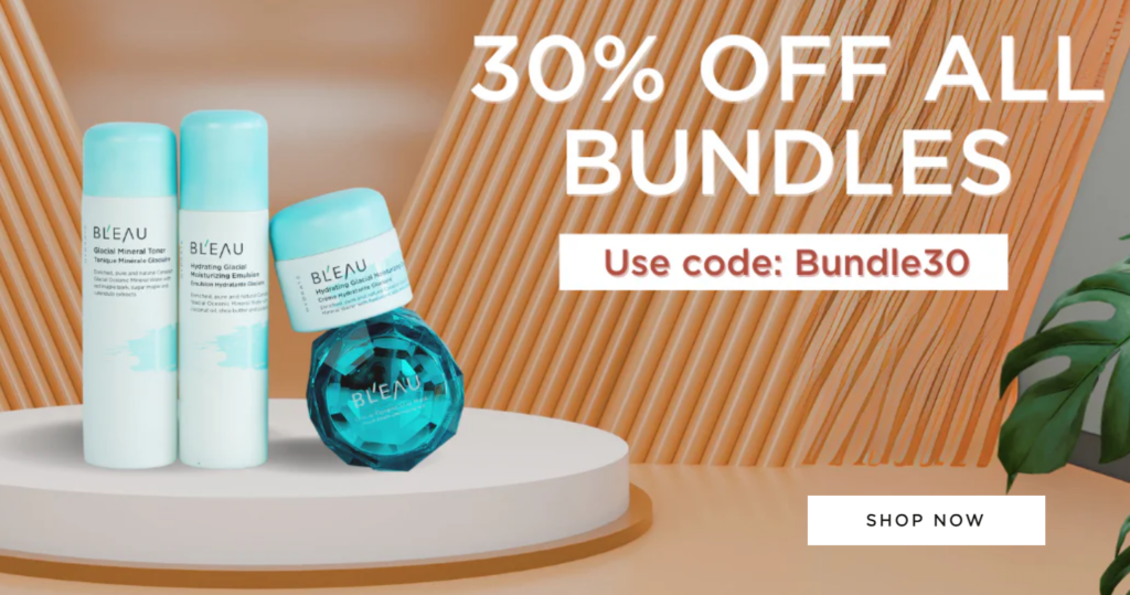 Click to go to the Bl'eau Beauty Sale