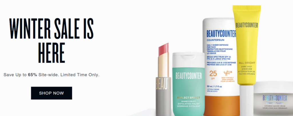 Click to go to the BEAUTYCOUNTER Sale