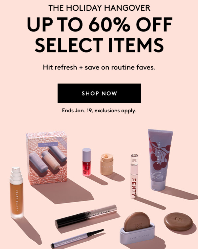 Click to go to the Fenty Beauty Sale