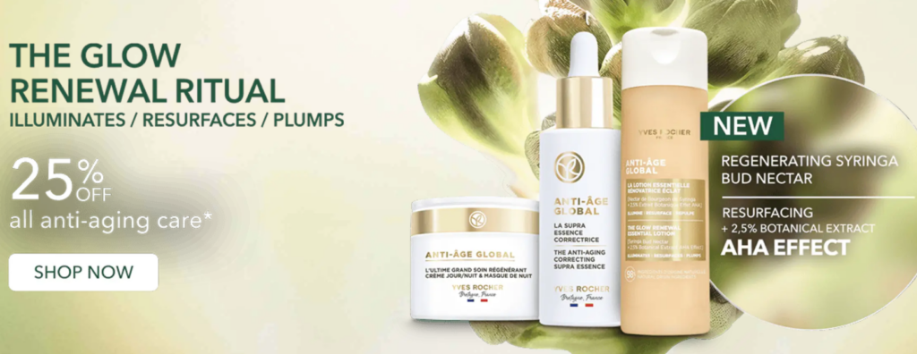 Click to go to the Yves Rocher Sale