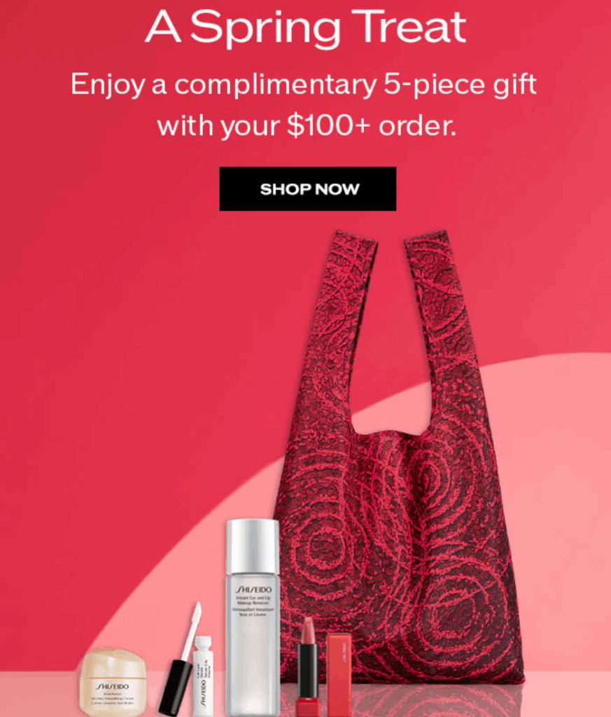 Click to go to the Shiseido Offer