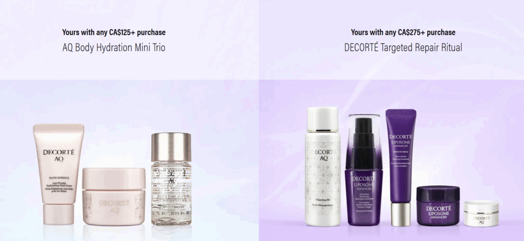Click to go to the DECORTE Offer