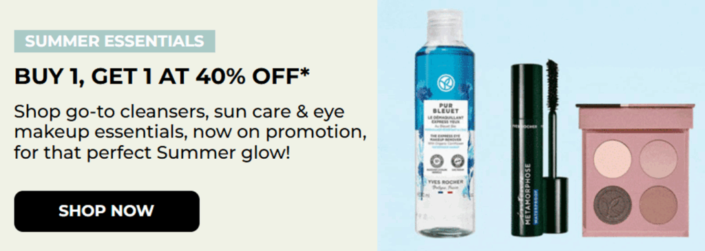 Click to go to the Yves Rocher Sale
