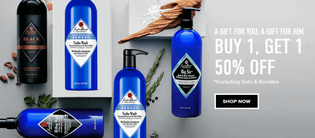 Click to go to the Jack Black Sale