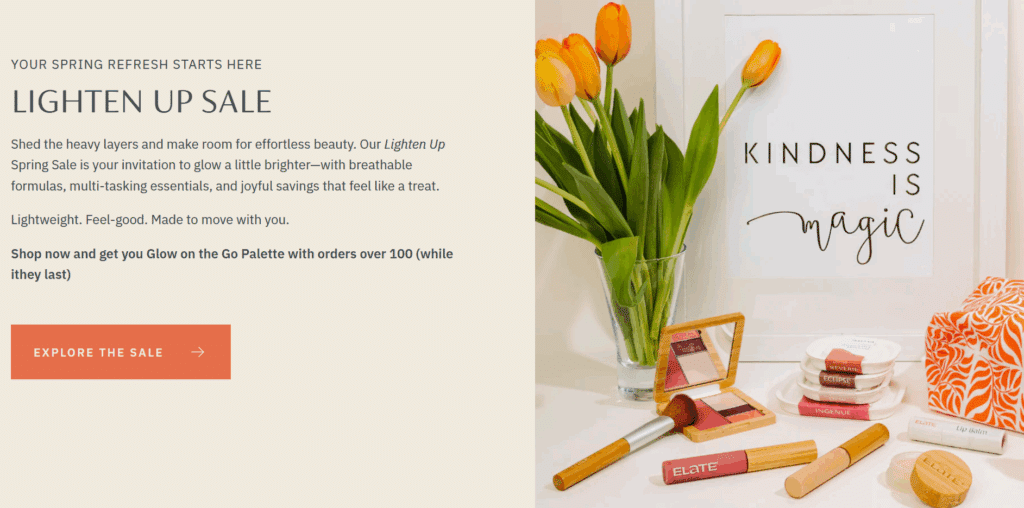 Click to go to the Elate Cosmetics Sale