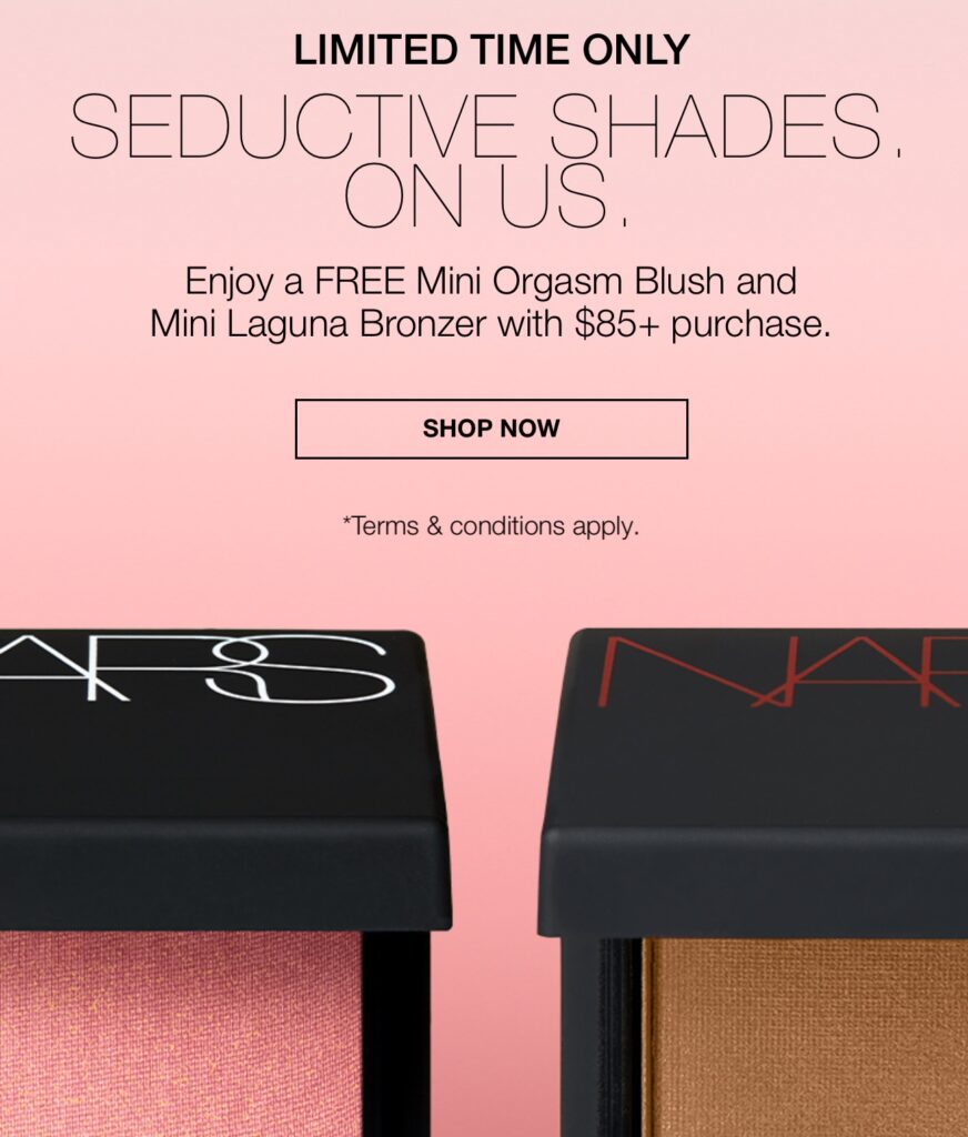 Click to go to the NARS Offer
