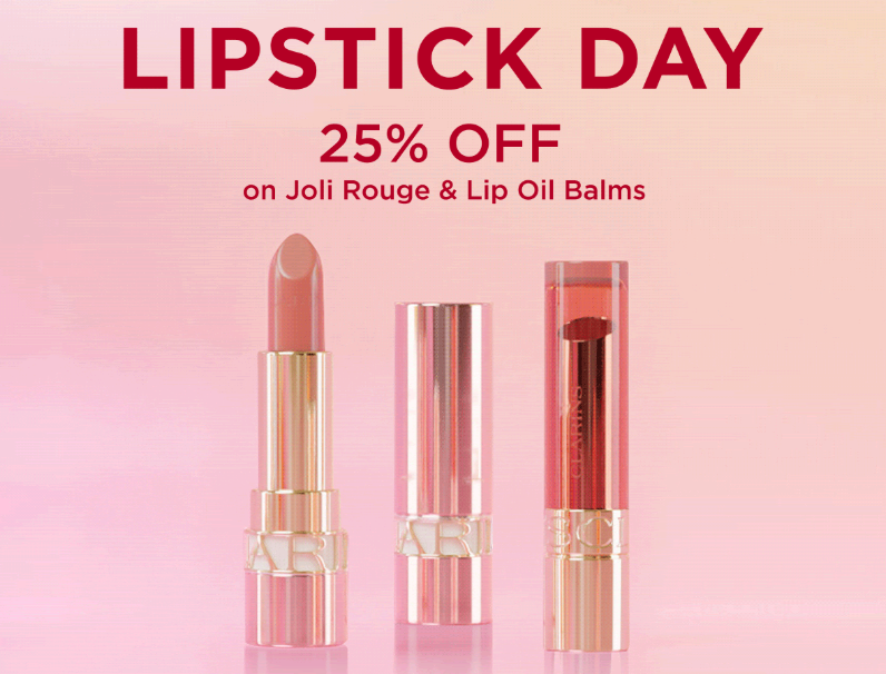 Click to go to the Clarins National Lipstick Day Deal