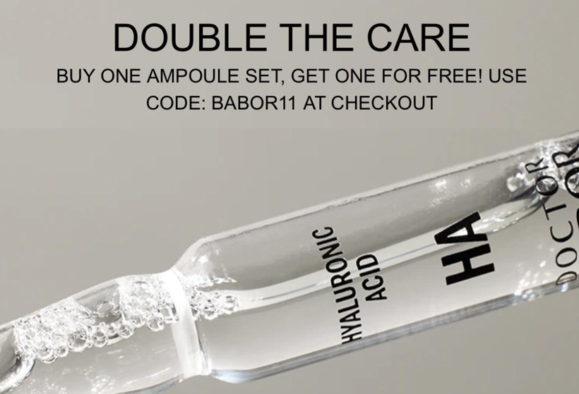 Click to go to the BABOR Singles' Day Deal