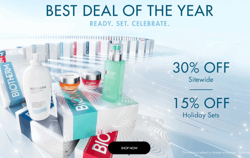 Click to go to the Biotherm Singles' Day Deal