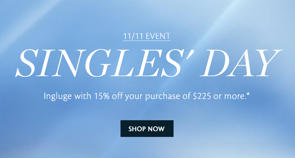 Click to go to the Cle de Peau Singles' Day Deal