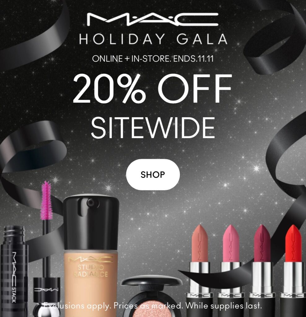 Click to go to the MAC Singles' Day Deal