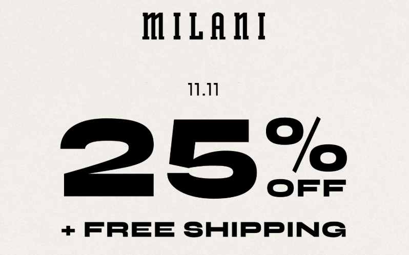 Click to go to the Milani Singles' Day Deal