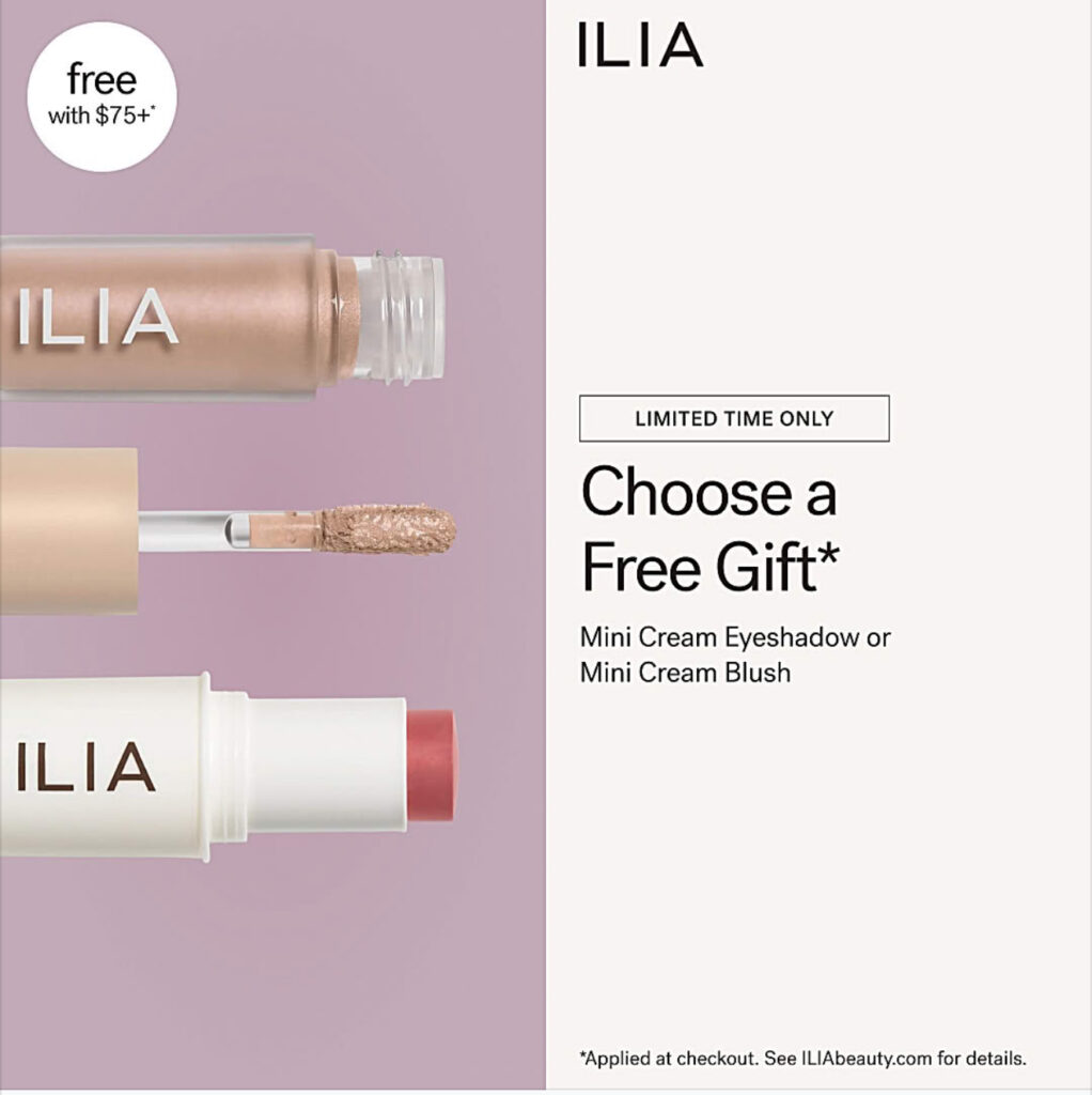 Click to go to the Ilia Beauty Offer