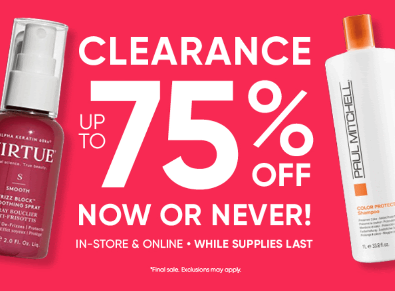 Click to go to the Chatters Hair Salon Sale