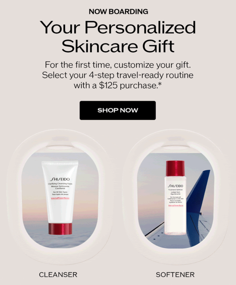 Click to go to the Shiseido Offer